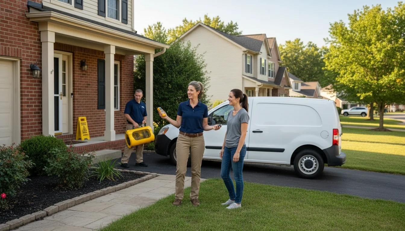 Water restoration image for Dehumidification And Cleanup Services in Nicholasville, KY